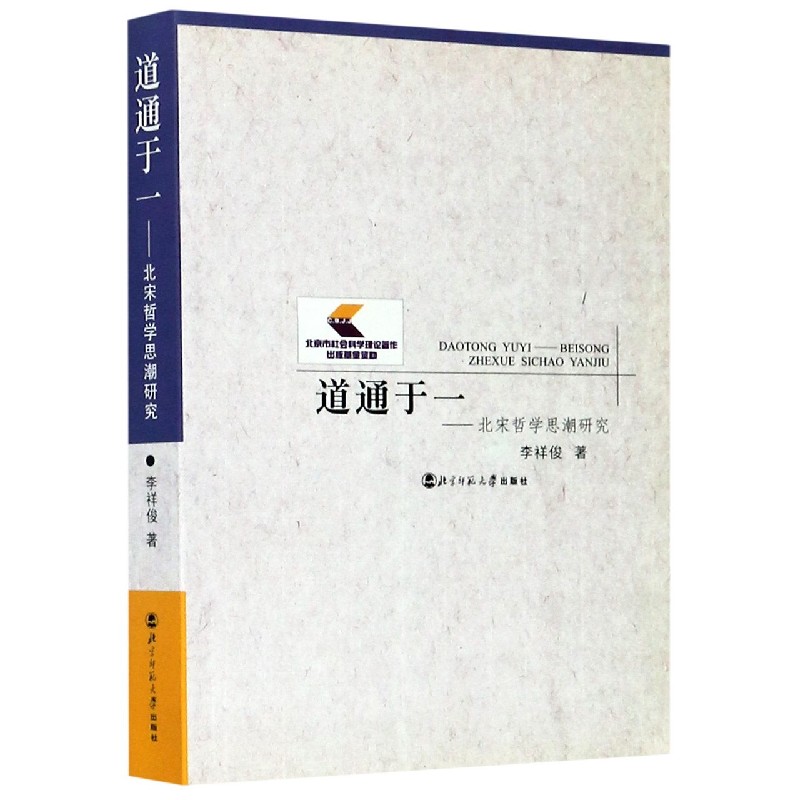 道通于一--北宋哲学思潮研究