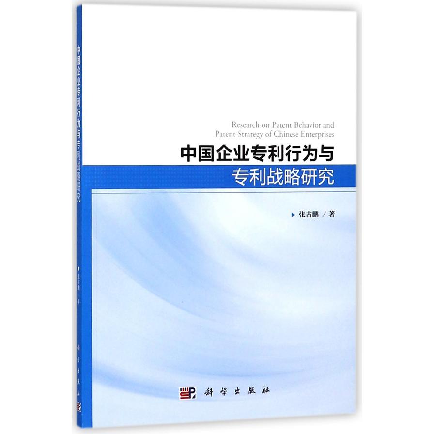 中国企业专利行为与专利战略研究