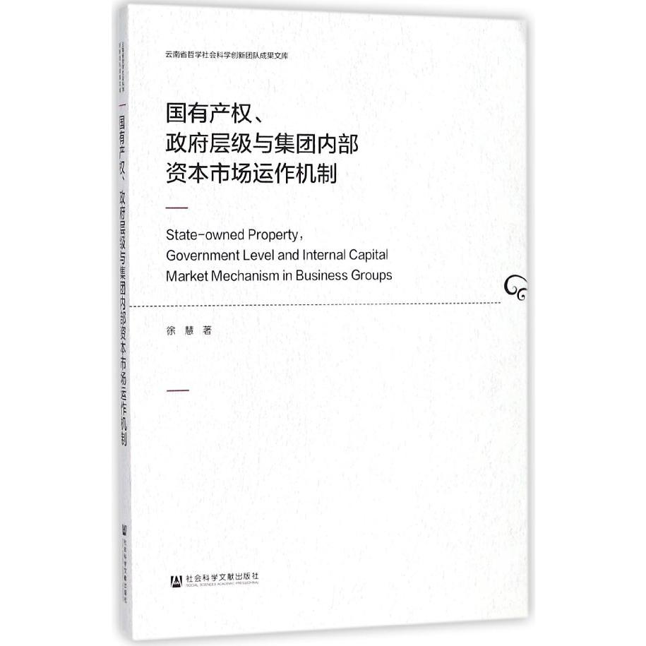 国有产权政府层级与集团内部资本市场运作机制/云南省哲学科学创新团队成果文库