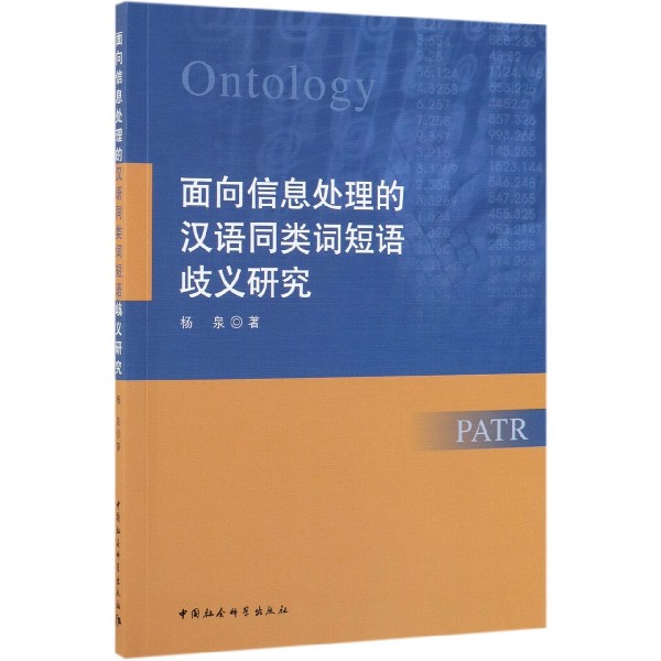 面向信息处理的汉语同类词短语歧义研究