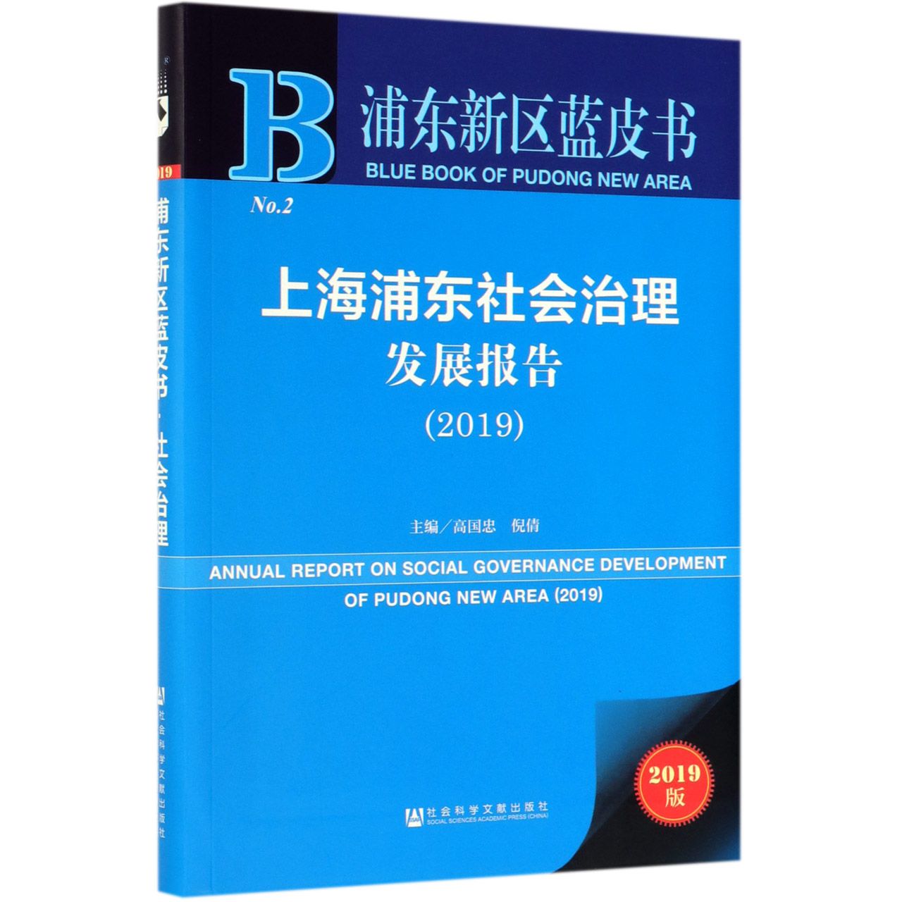 上海浦东社会治理发展报告（2019）/浦东新区蓝皮书