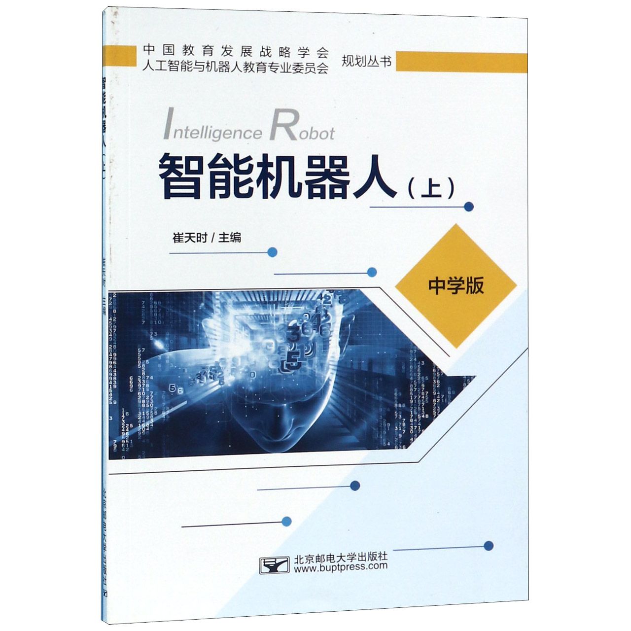 智能机器人（中学版上）/中国教育发展战略学会人工智能与机器人教育专业委员会规划丛书