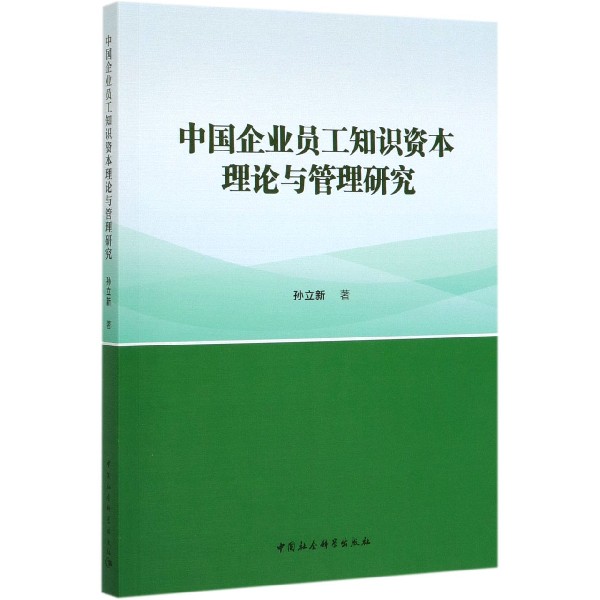 中国企业员工知识资本理论与管理研究