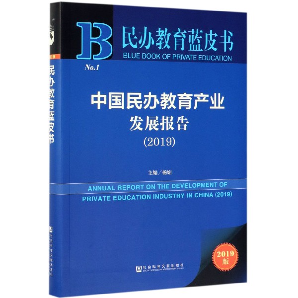 中国民办教育产业发展报告（2019）/民办教育蓝皮书