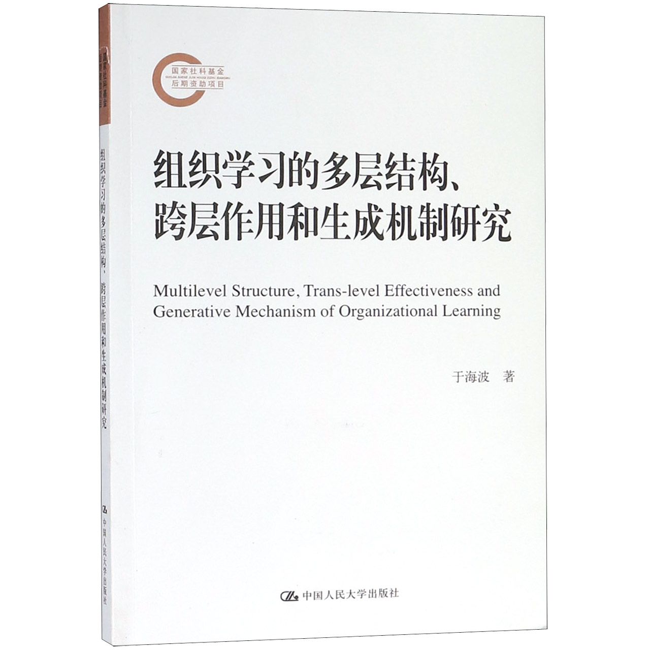 组织学习的多层结构跨层作用和生成机制研究