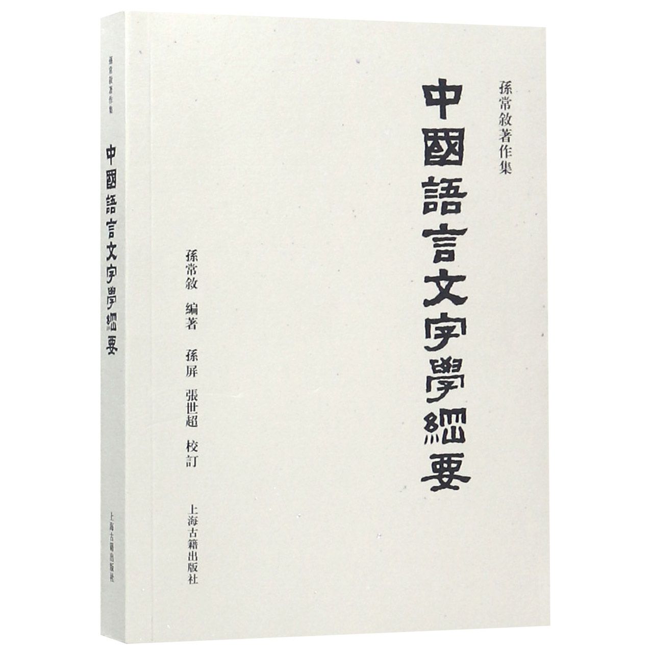 中国语言文字学纲要/孙常敘著作集