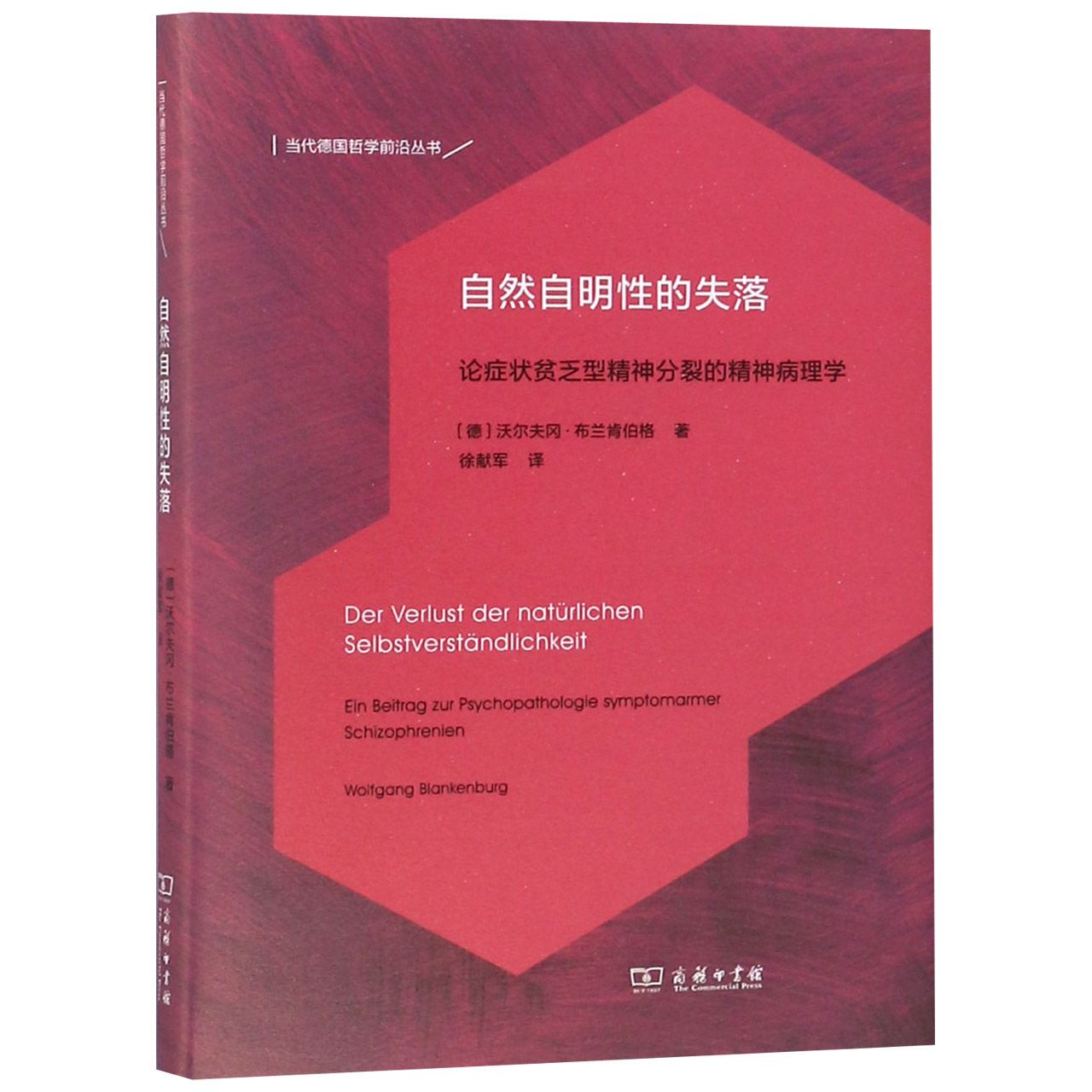 自然自明性的失落(论症状贫乏型精神分裂的精神病理学)(精)/当代德国哲学前沿丛书