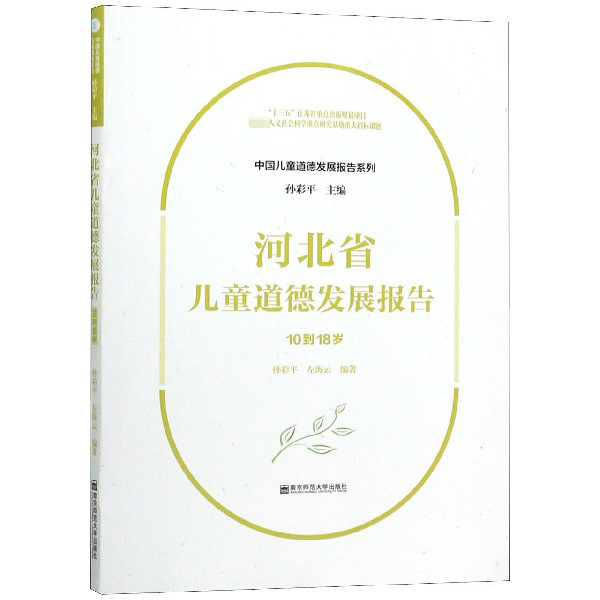 河北省儿童道德发展报告(10到18岁)/中国儿童道德发展报告系列