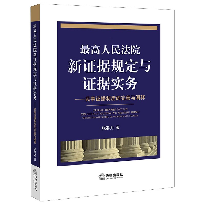 最高人民法院新证据规定与证据实务--民事证据制度的完善与阐释