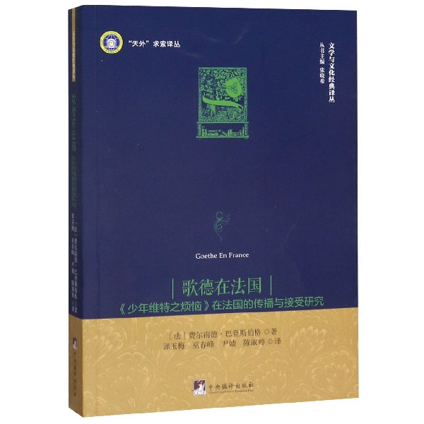 歌德在法国(少年维特之烦恼在法国的传播与接受研究)/文学与文化经典译丛/天外求索译丛