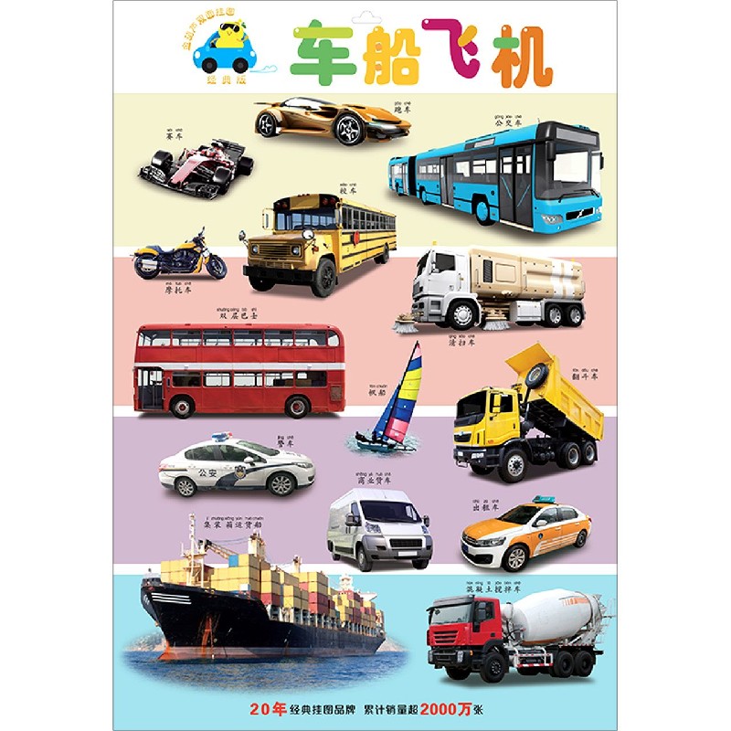 车船飞机（经典版）/金葫芦双面挂图