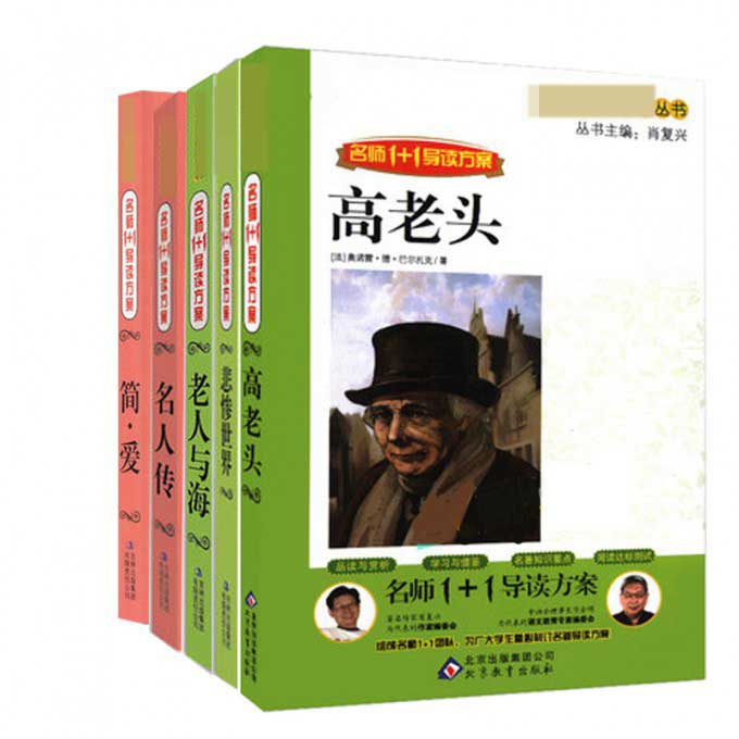 语文名著（名师1+1导读 共5册）