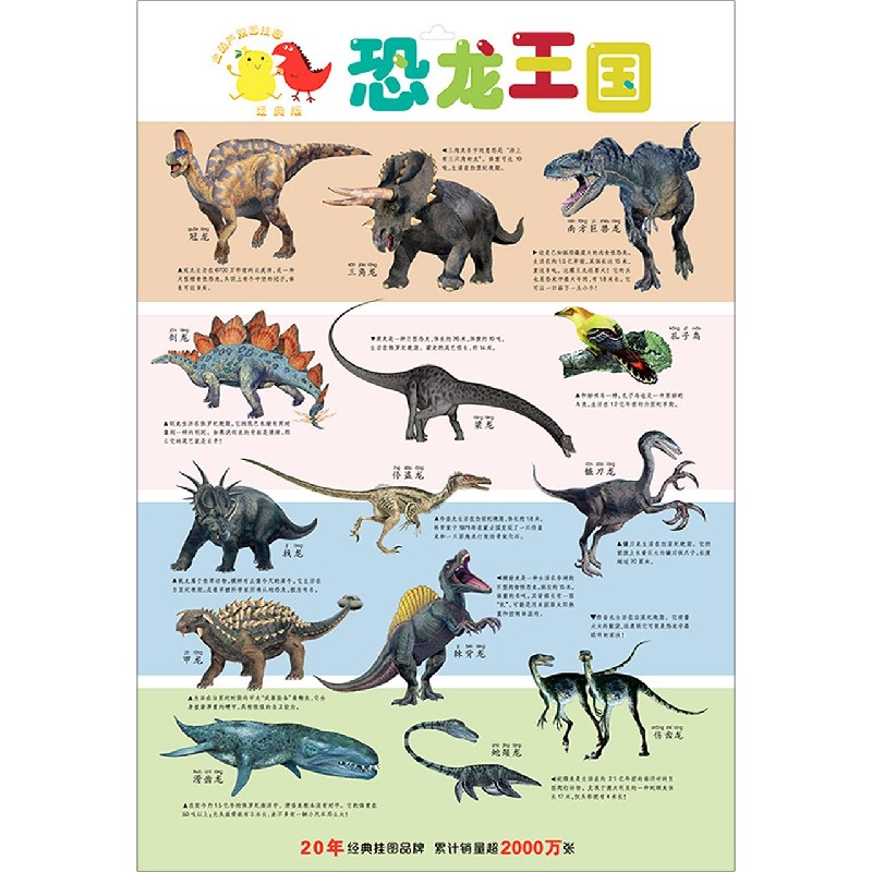 恐龙王国（经典版）/金葫芦双面挂图