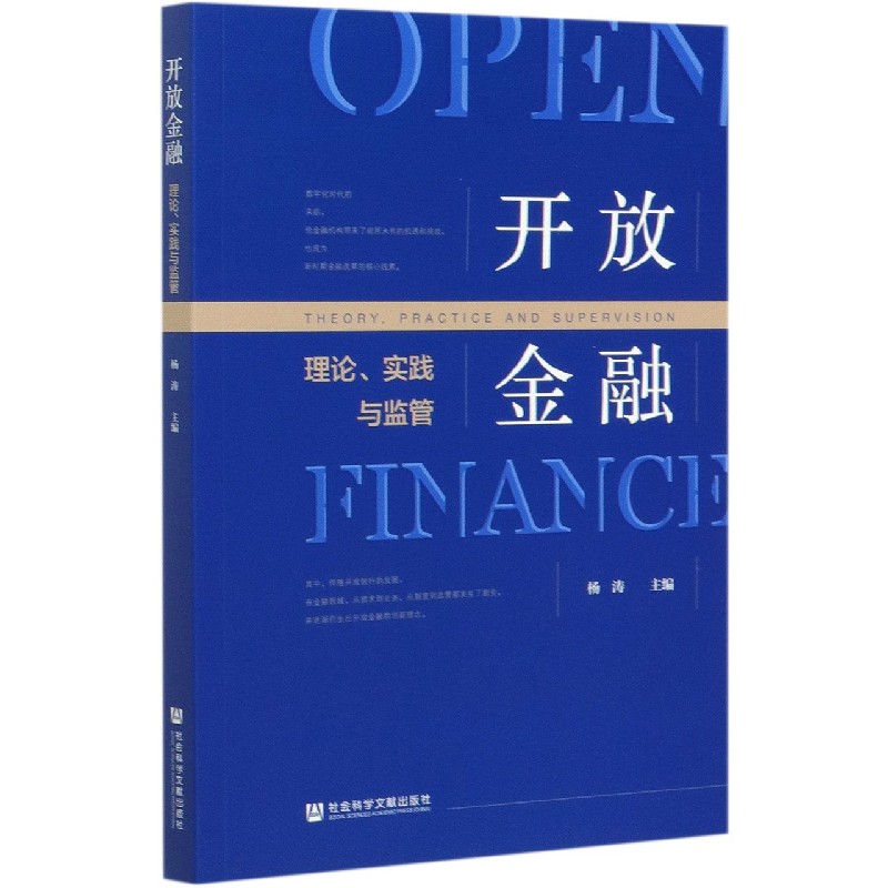开放金融（理论实践与监管）