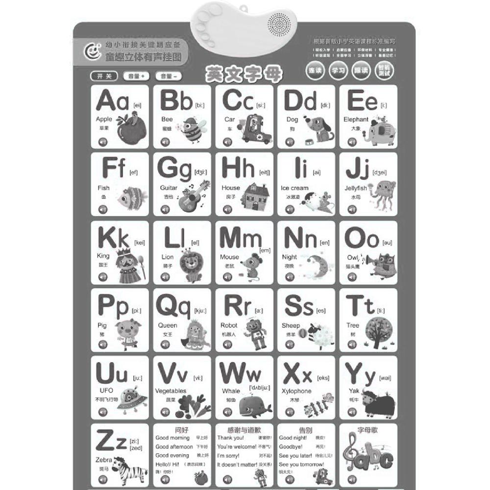 英文字母/童趣立体有声挂图