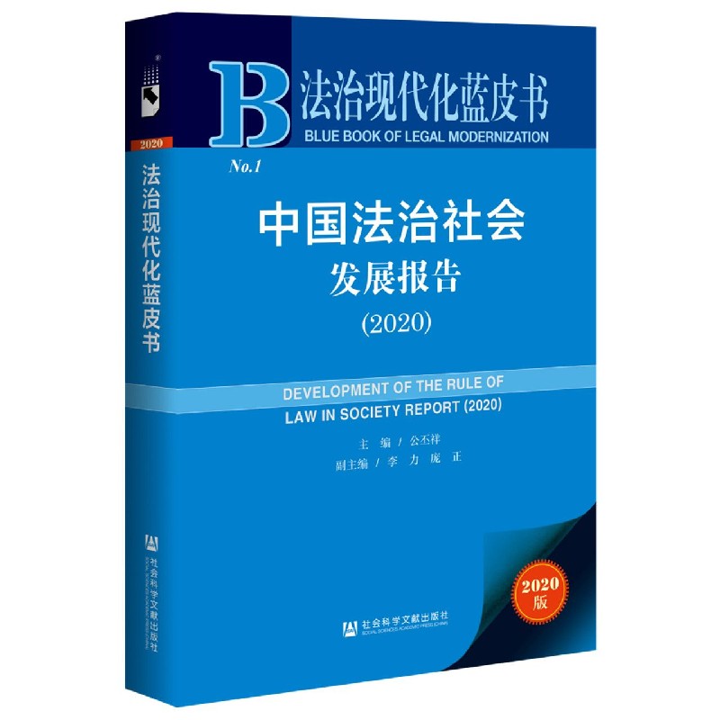 中国法治社会发展报告（2020）/法治现代化蓝皮书