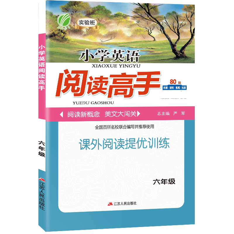 阅读高手 六年级 英语 2021年新版小学教辅阅读理解专项训练册