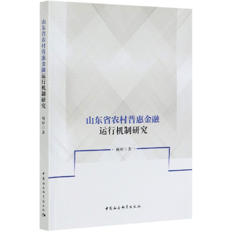 山东省农村普惠金融运行机制研究