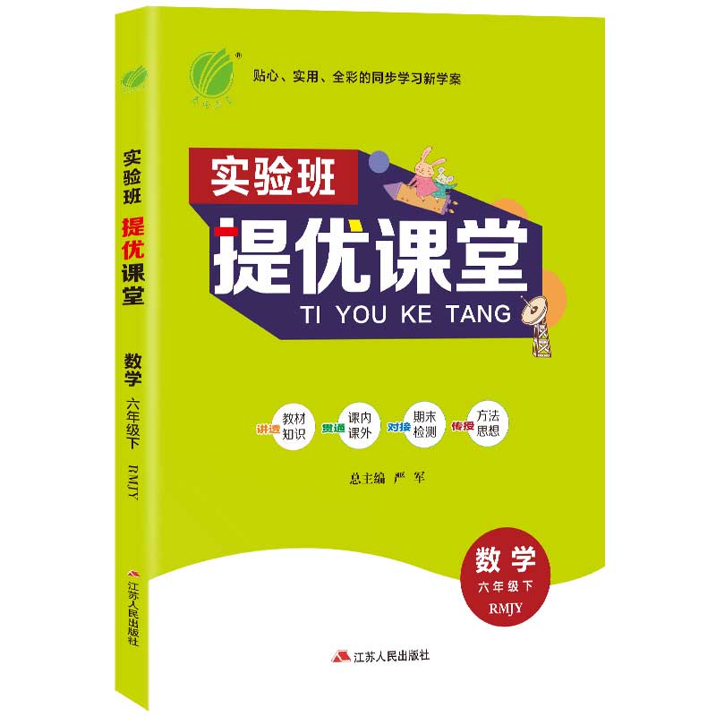 实验班提优课堂 六年级下册 小学 数学 人教版2021春新版