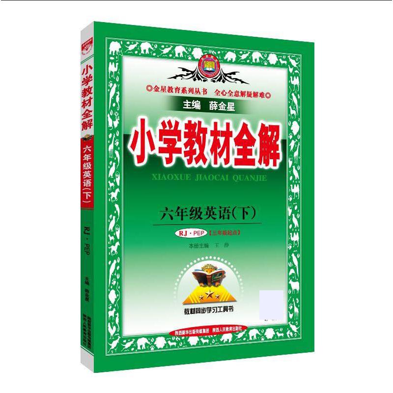 20N小学教材全解-六年级英语下（RJ版）（PEP）20x