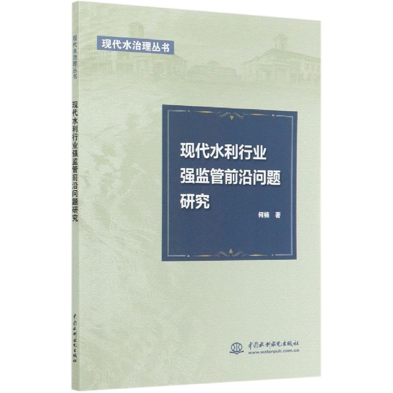 现代水利行业强监管前沿问题研究/现代水治理丛书