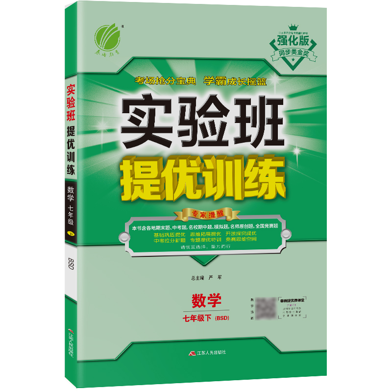 实验班提优训练 七年下册 初中级数学 北师大版 2021年春新版