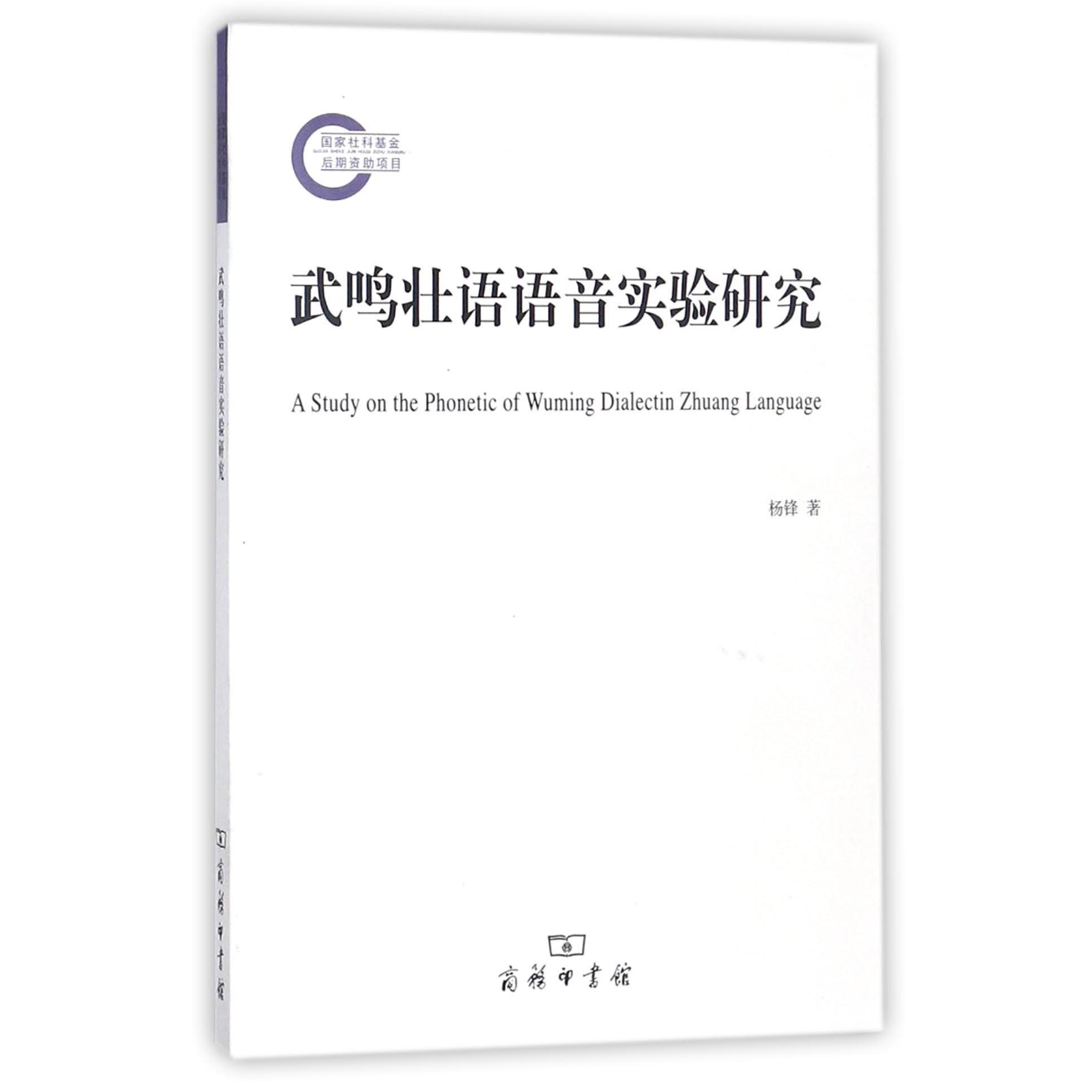 武鸣壮语语音实验研究