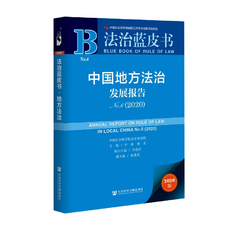 中国地方法治发展报告（2020No.6）/法治蓝皮书