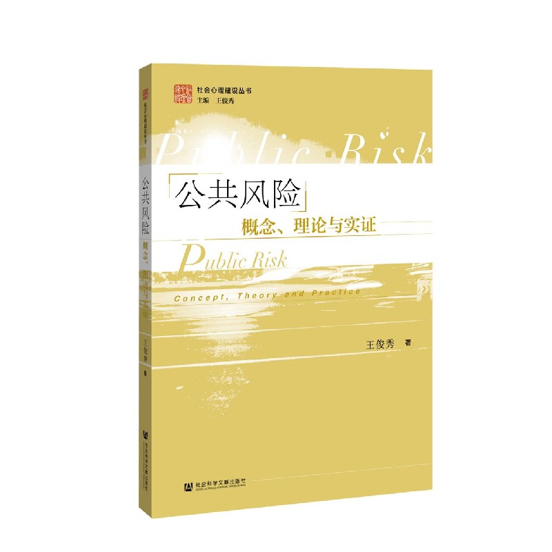 公共风险（概念理论与实证）/社会心理建设丛书