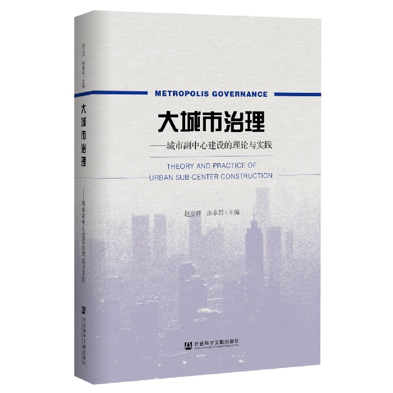 大城市治理--城市副中心建设的理论与实践