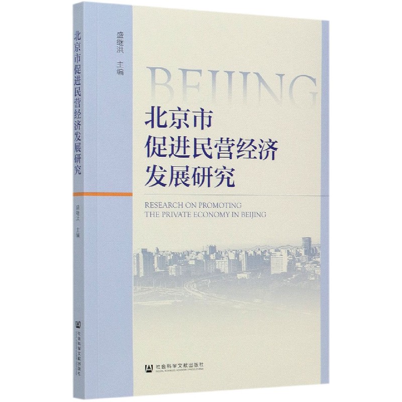 北京市促进民营经济发展研究