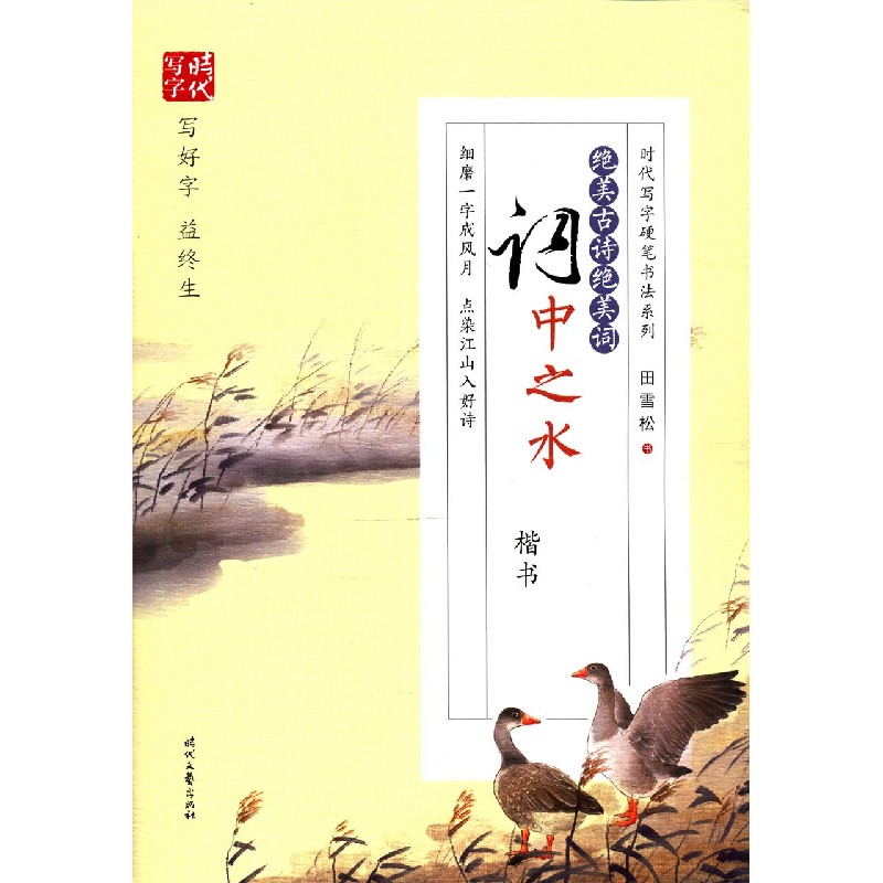 绝美古诗绝美词(词中之水楷书)/时代写字硬笔书法系列