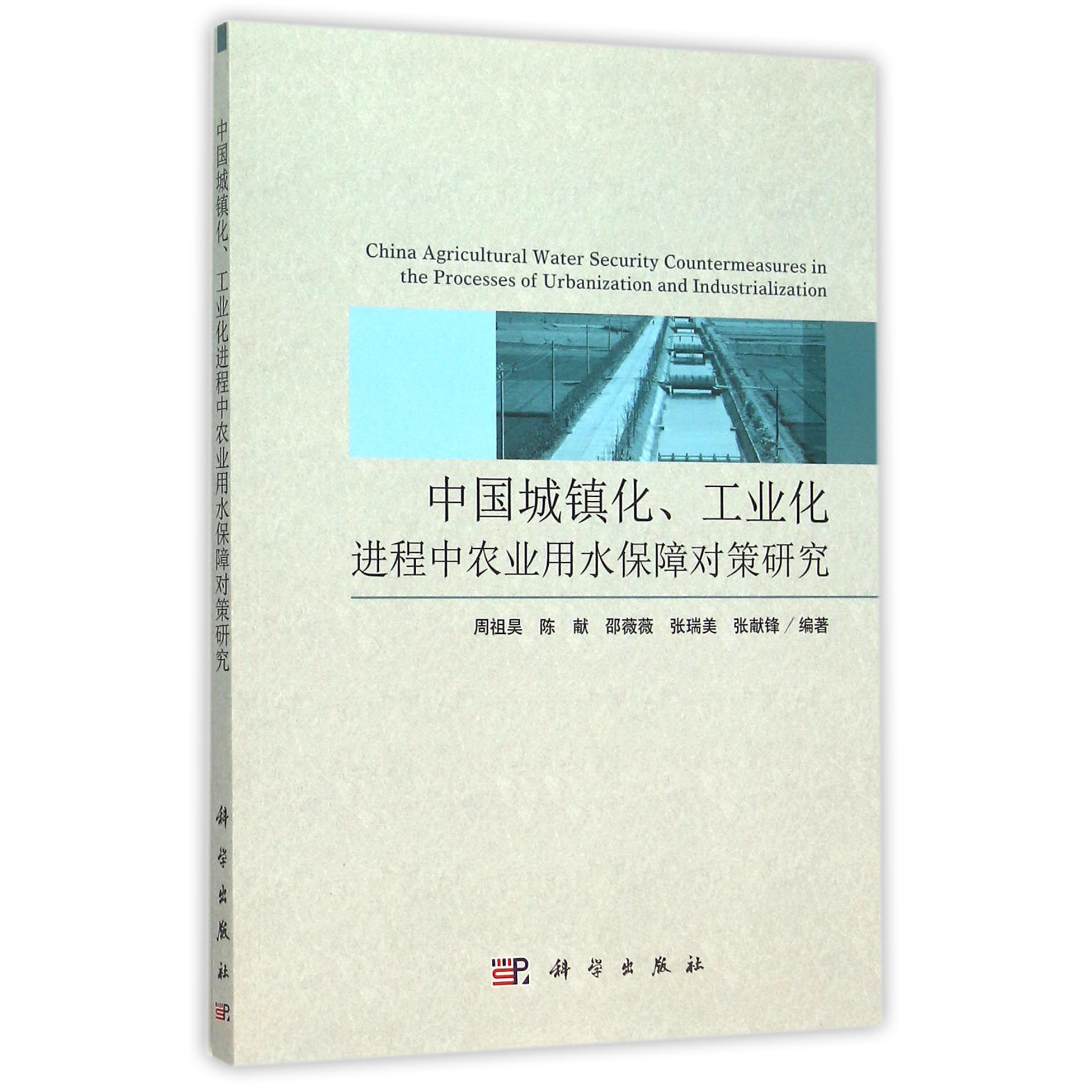 中国城镇化工业化进程中农业用水保障对策研究