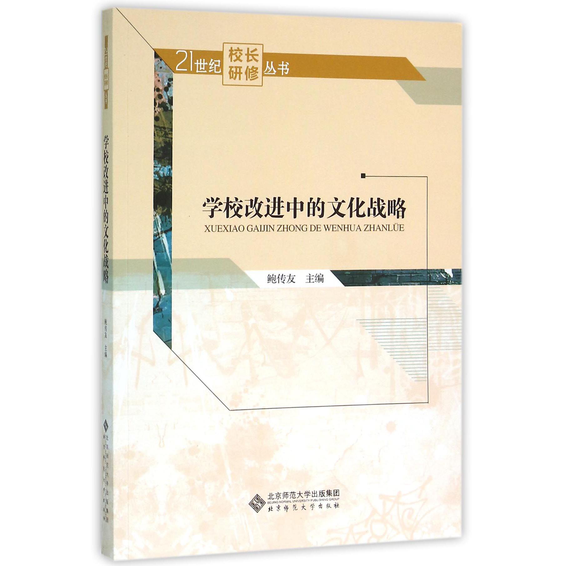 学校改进中的文化战略/21世纪校长研修丛书