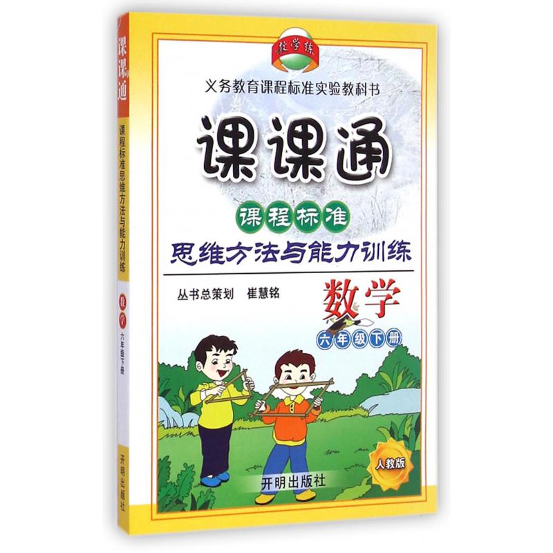 数学(6下人教版)/课课通课程标准思维方法与能力训练