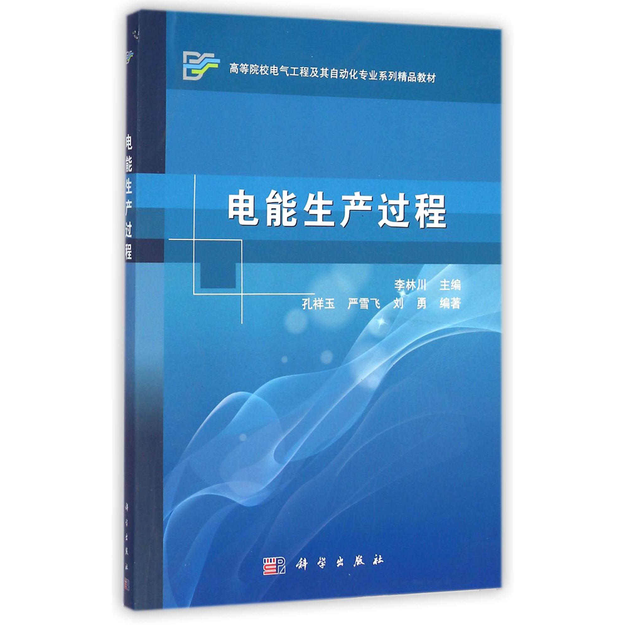 电能生产过程（高等院校电气工程及其自动化专业系列精品教材）