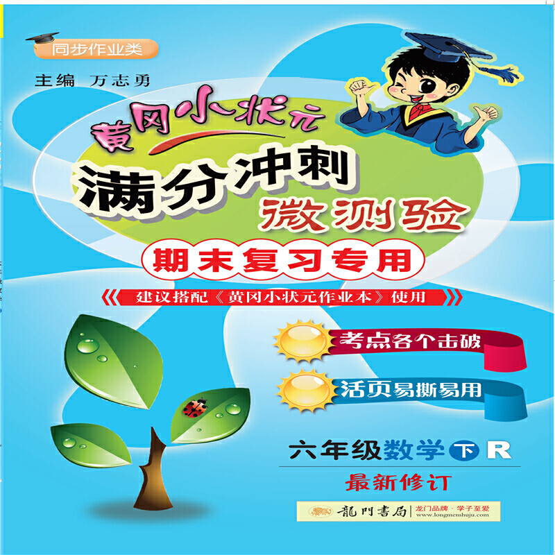黄冈小状元·满分冲刺微测验 六年级数学（下）R