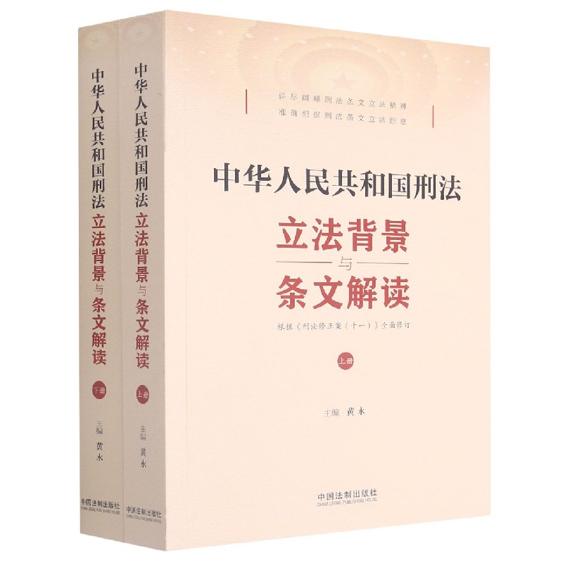 中华人民共和国刑法立法背景与条文解读（上下根据刑法修正案十一全面修订）...