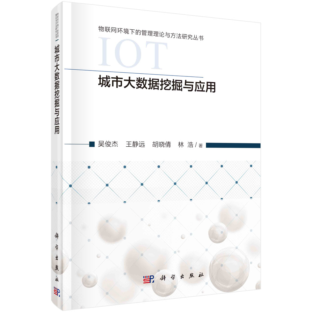 城市大数据挖掘与应用/物联网环境下的管理理论与方法研究丛书