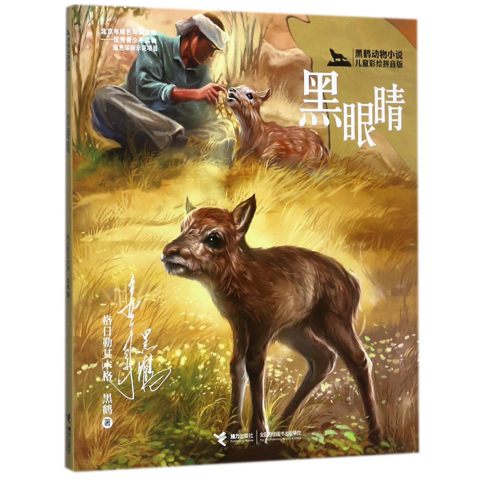 黑眼睛(黑鹤动物小说儿童彩绘拼音版)