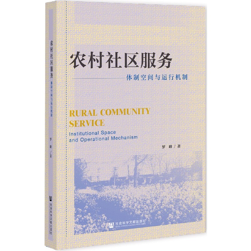 农村社区服务--体制空间与运行机制