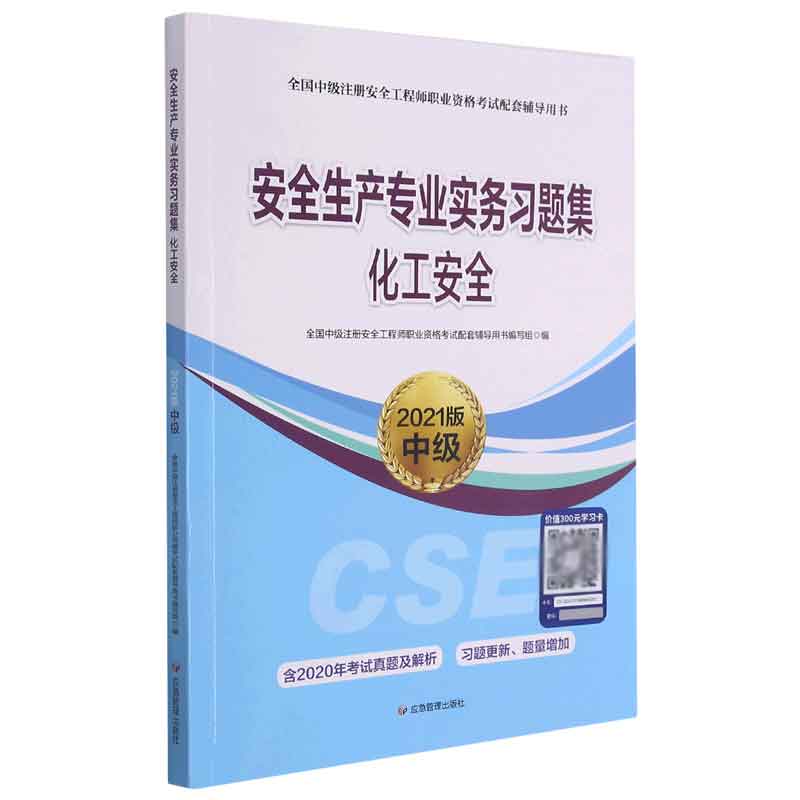 安全生产专业实务习题集（化工安全2021版中级全国中级注册安全工程师职业资格考试配套