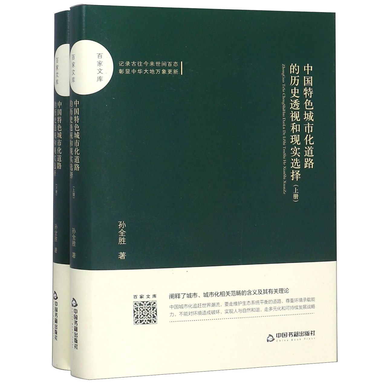 中国特色城市化道路的历史透视和现实选择（上下）（精）/百家文库