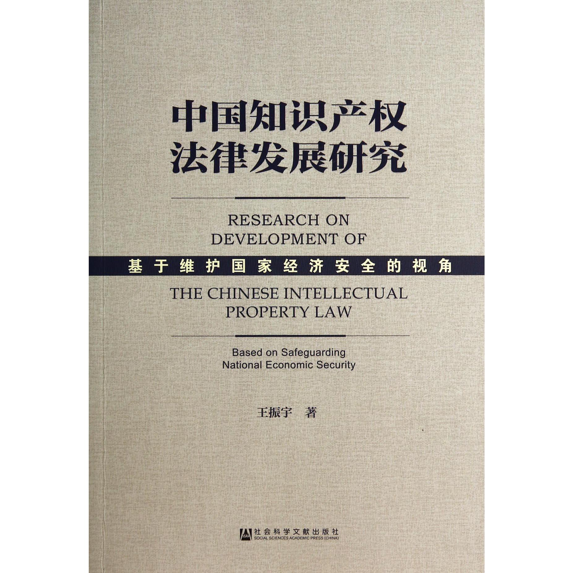 中国知识产权法律发展研究（基于维护国家经济安全的视角）