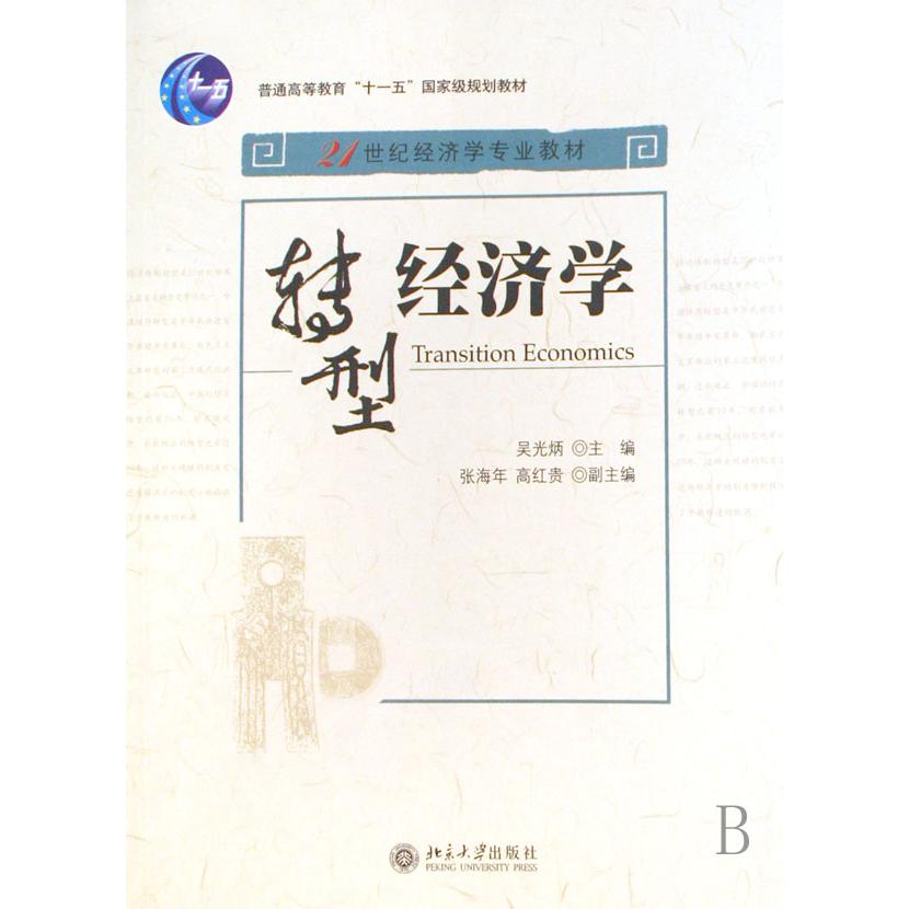 转型经济学（21世纪经济学专业教材普通高等教育十一五国家级规划教材）