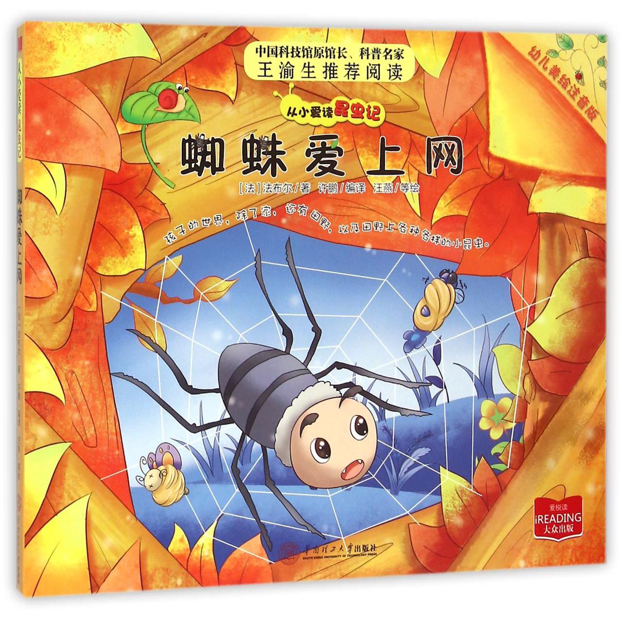 蜘蛛爱上网（幼儿美绘注音版）/从小爱读昆虫记