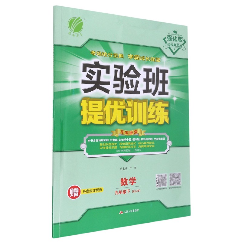 数学（9下ZJJY强化版）/实验班提优训练