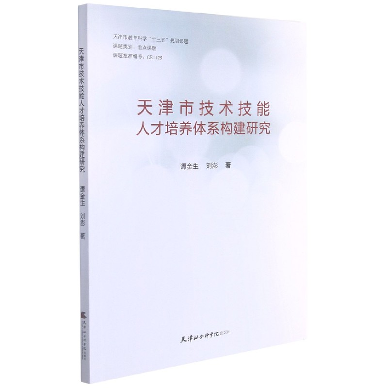 天津市技术技能人才培养体系构建研究