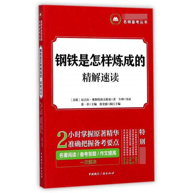 钢铁是怎样炼成的精解速读/名著名师备考丛书