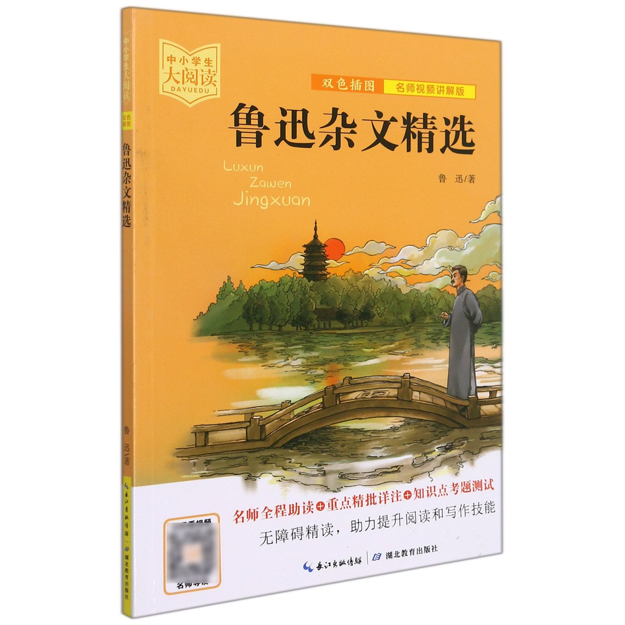 鲁迅杂文精选/中小学生大阅读:名师视频讲解版